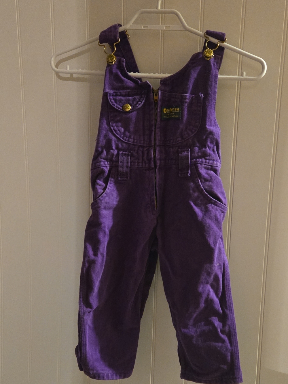 Vintage Osh Kosh Toddler Girl Overalls Size 2
